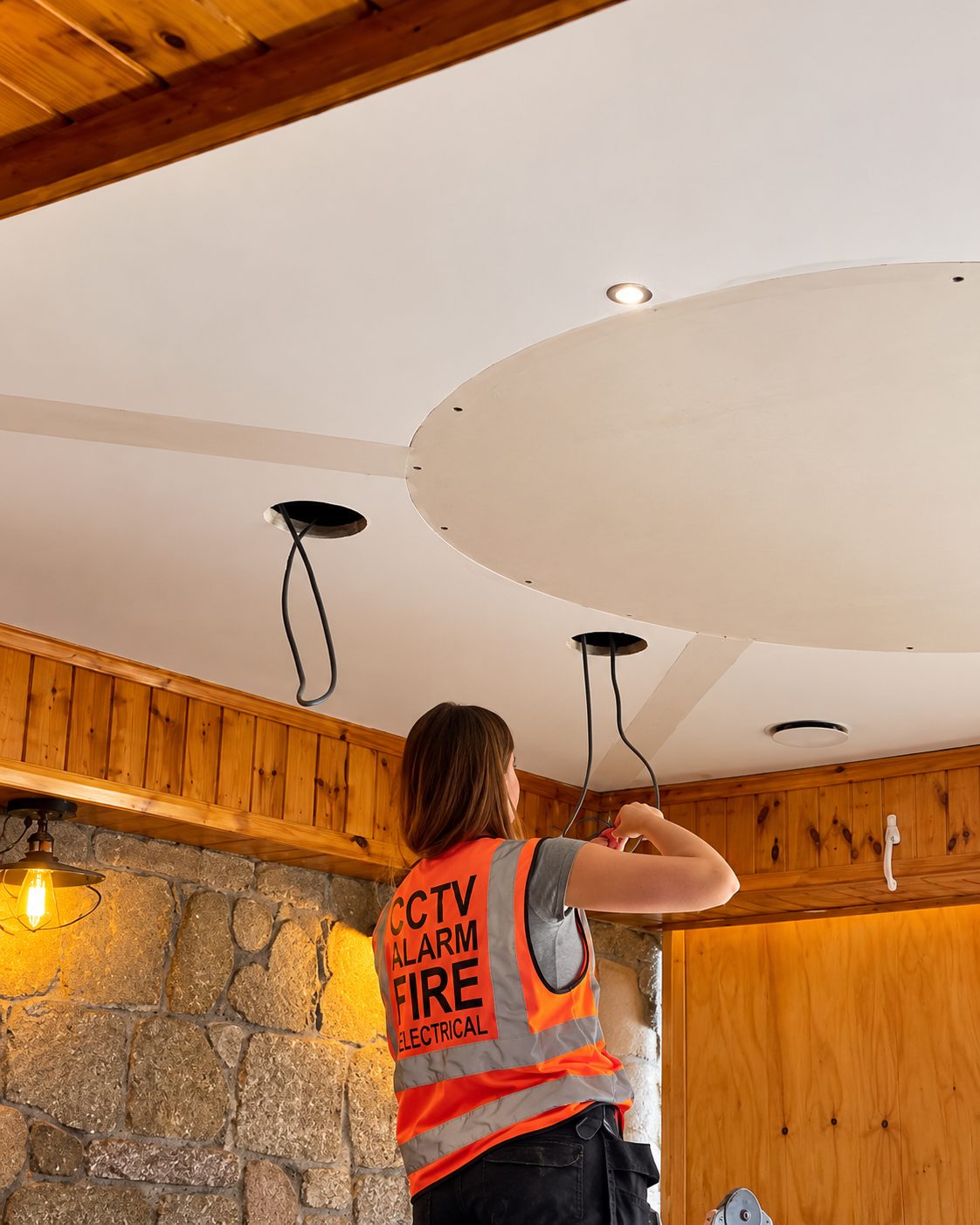 Fitting ceiling lights